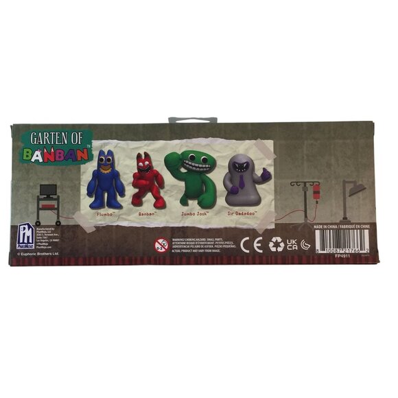 Garten of Banban Flumbo Banban Jumbo Josh & Sir Dadadoo Figure 4-Pack New - Picture 5 of 5